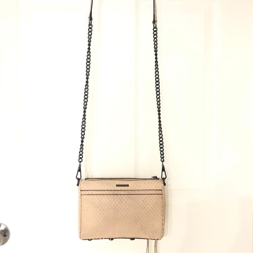Rebecca Minkoff MiniMac nude leather crossbody - Picture 2 of 4